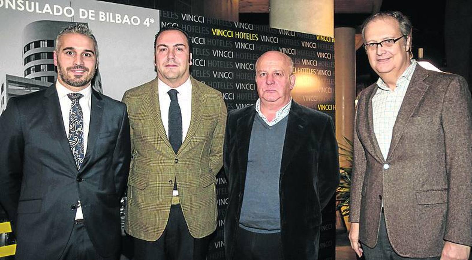 Miguel Lijó, José Aguilar, Matías Varona y Carlos Albisu. 