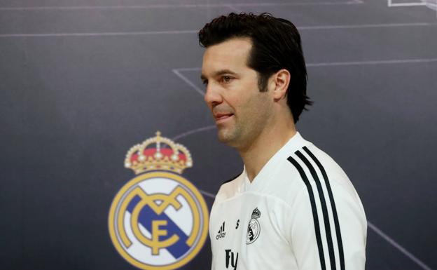 Santiago Solari, entrenador del Real Madrid. 