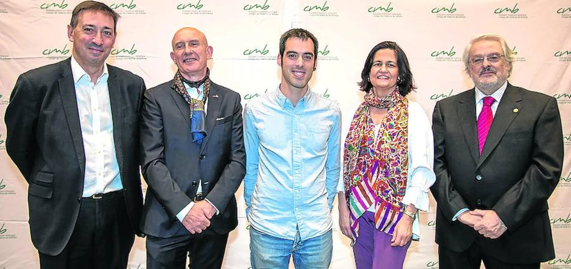 Kepa Loizaga, Joseba Asolo, Mikel Baza, Ana Sánchez y Rafael Olalde.