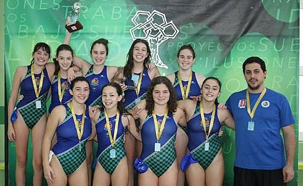 El Leioa WLB infantil femenino se proclama campeón del «Poloamigas» de Zaragoza