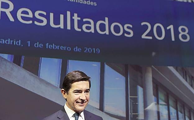 Torres, durante la presentación de resultados en Madrid a principios de este mes.