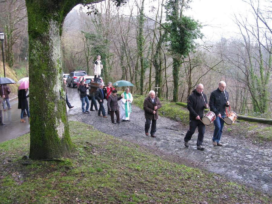 La procesión es unos de los actos centrales de San Valentín. 