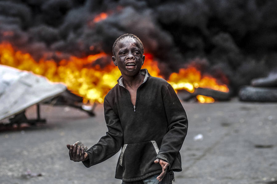 Puerto Príncipe protagonizó este miércoles importantes altercados entre consignas contra Jovenel Moise. Hay al menos nueve muertos