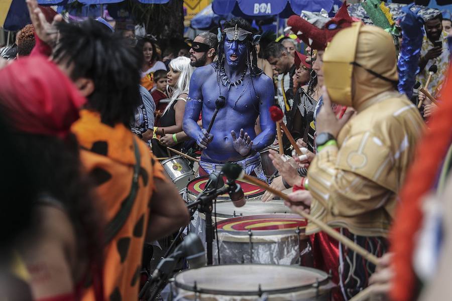 Fotos: Explosión de alegría para dar la bienvenida al Carnaval de Río