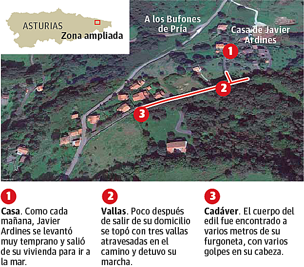 Así fue la emboscada al concejal junto a su vivienda