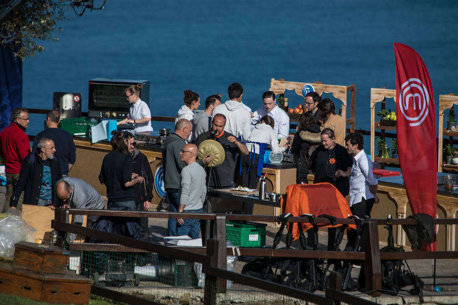 Diputación de Bizkaia consigue que graben un capítulo de la nueva temporada en las inmediaciones del restaurante Eneperi