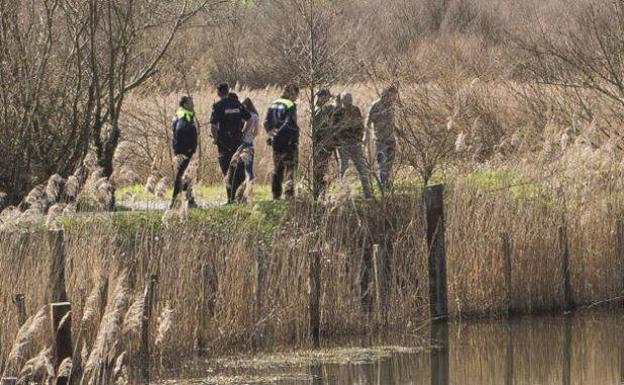 Imagen del operativo de búsqueda en Hondarribia.