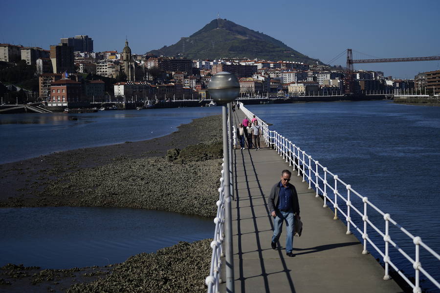 El muelle de La Benedicta, en Sestao.