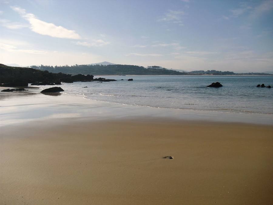 Playa de Loredo e Isla de Santa Marina (Cantabria)