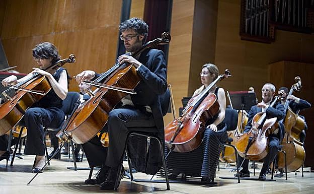 La Orquesta Sinfónica de Euskadi.