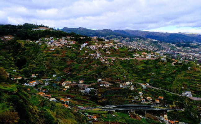 Una vista de la isla.