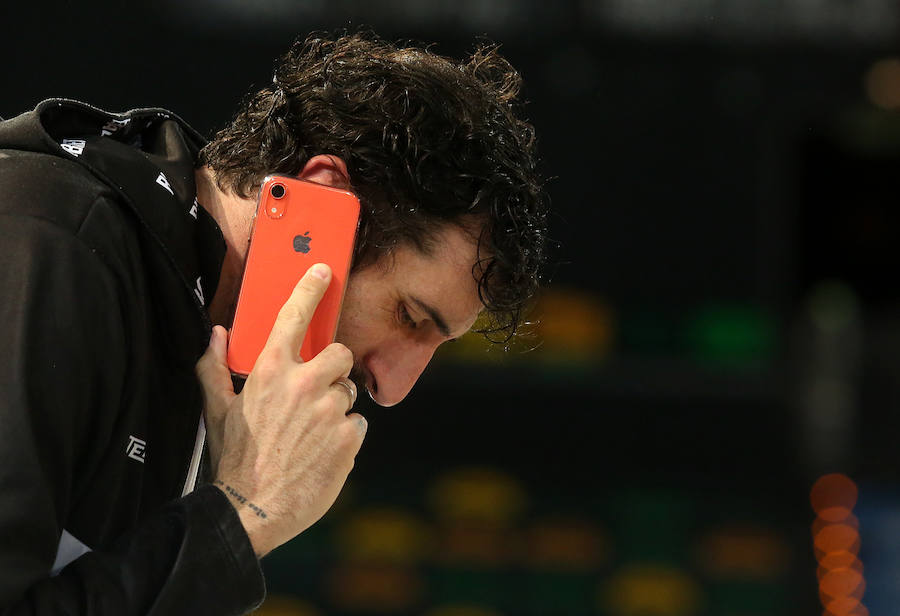 Fotos: El entrenamiento del Bilbao Basket