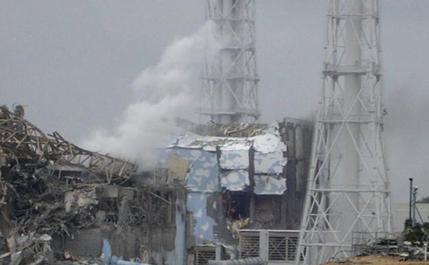 Central nuclear de Fukushima, tras el tsunami.