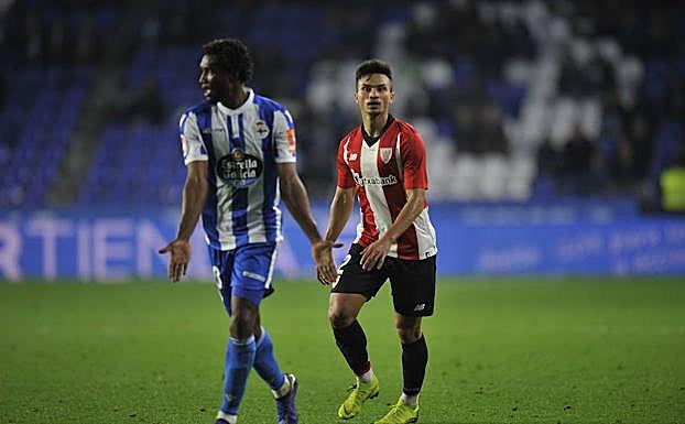 Ganea, en un partido con el Athletic.