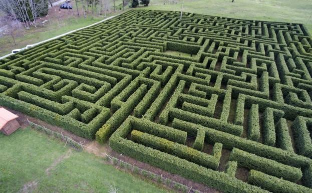 El jardín de Villapresente, en Cantabria.