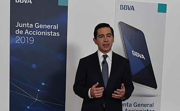 El presidente de BBVA, Carlos Torres.