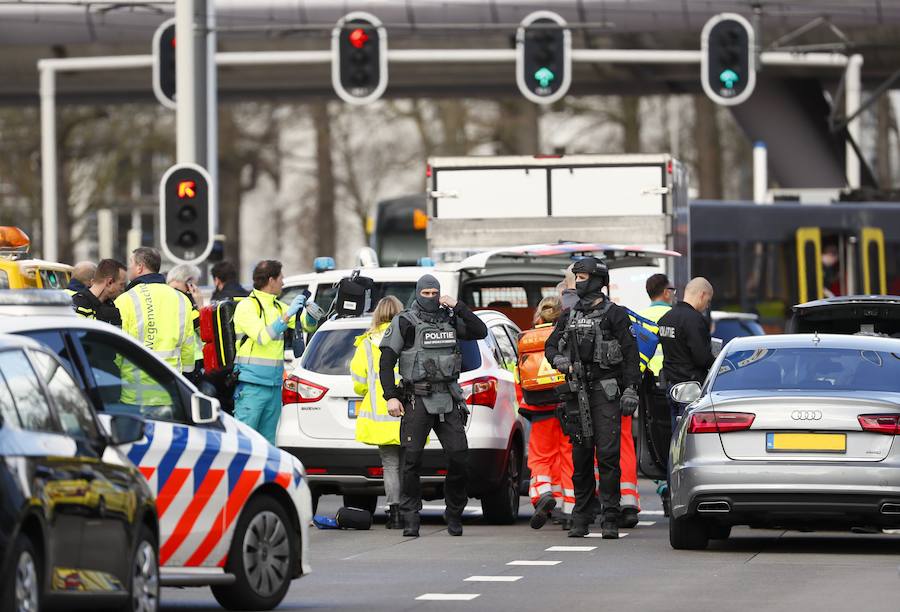 Fotos: Atentado contra un tranvía en la ciudad holandesa de Utrecht