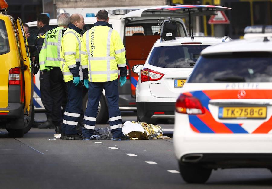 Fotos: Atentado contra un tranvía en la ciudad holandesa de Utrecht