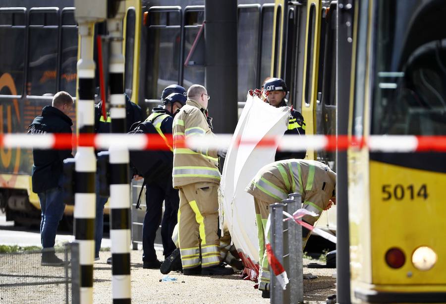 Fotos: Atentado contra un tranvía en la ciudad holandesa de Utrecht