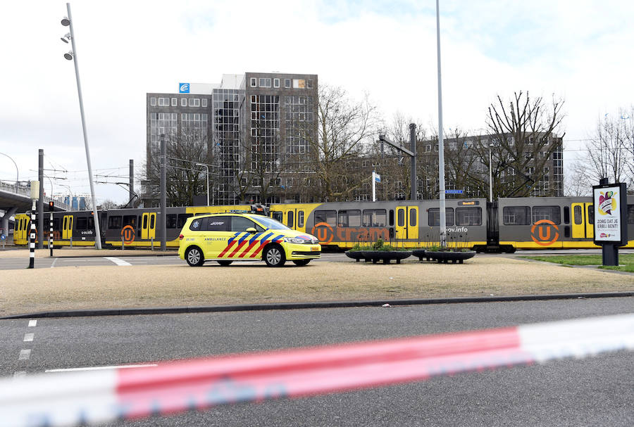 Fotos: Atentado contra un tranvía en la ciudad holandesa de Utrecht