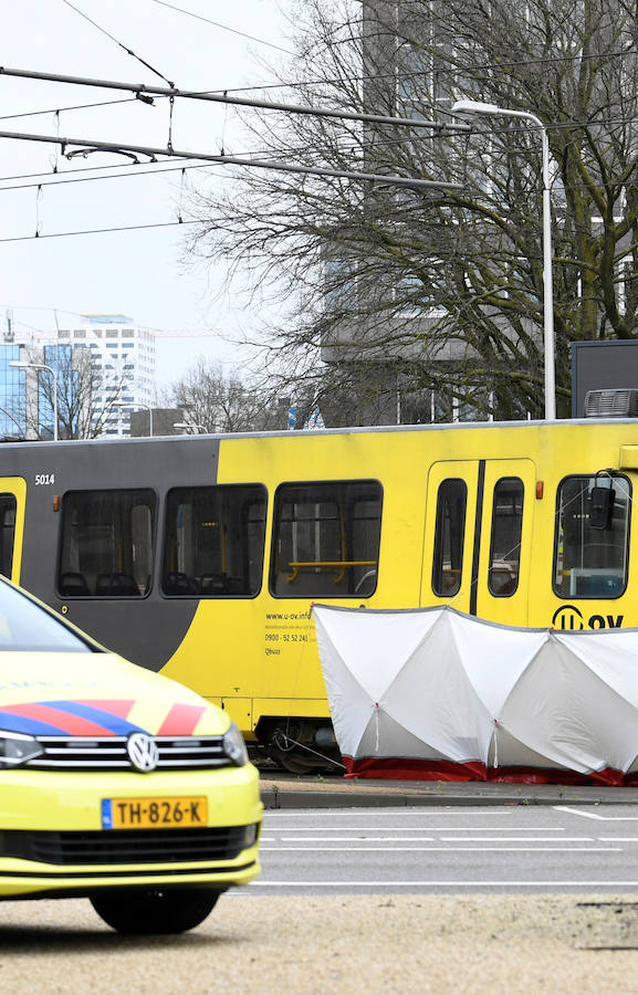 Fotos: Atentado contra un tranvía en la ciudad holandesa de Utrecht