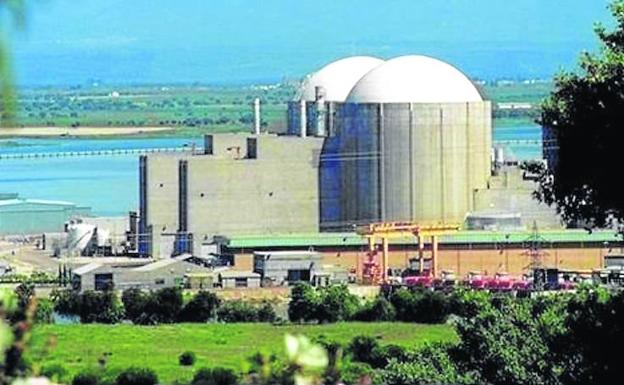 Instalaciones de la central nuclear de Almaraz, en la provincia de Cáceres. 