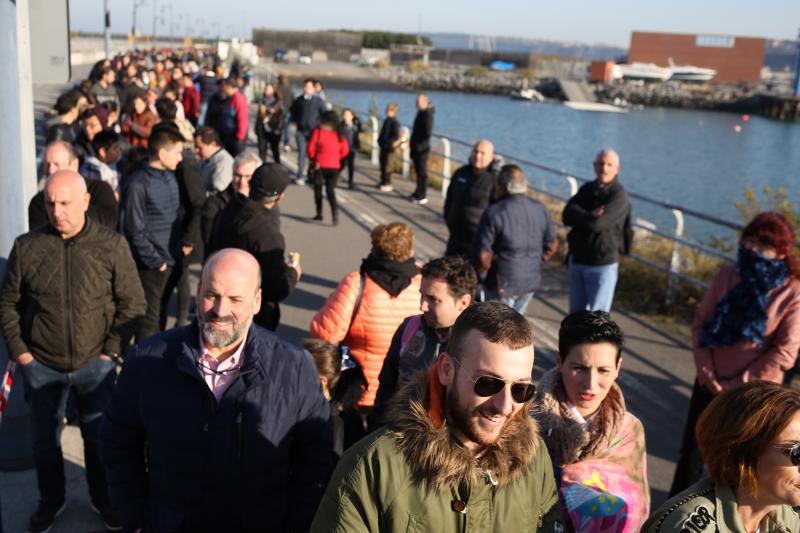 El barco mantendrá sus puertas abiertas para los curiosos hasta las 13:00 horas. 