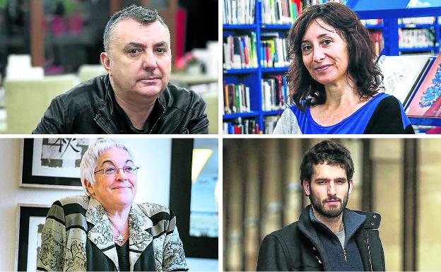 Manuel Vilas, Yolanda Mosquera, Toti Martínez de Lezea y Álvaro Arbina, ponentes del programa.