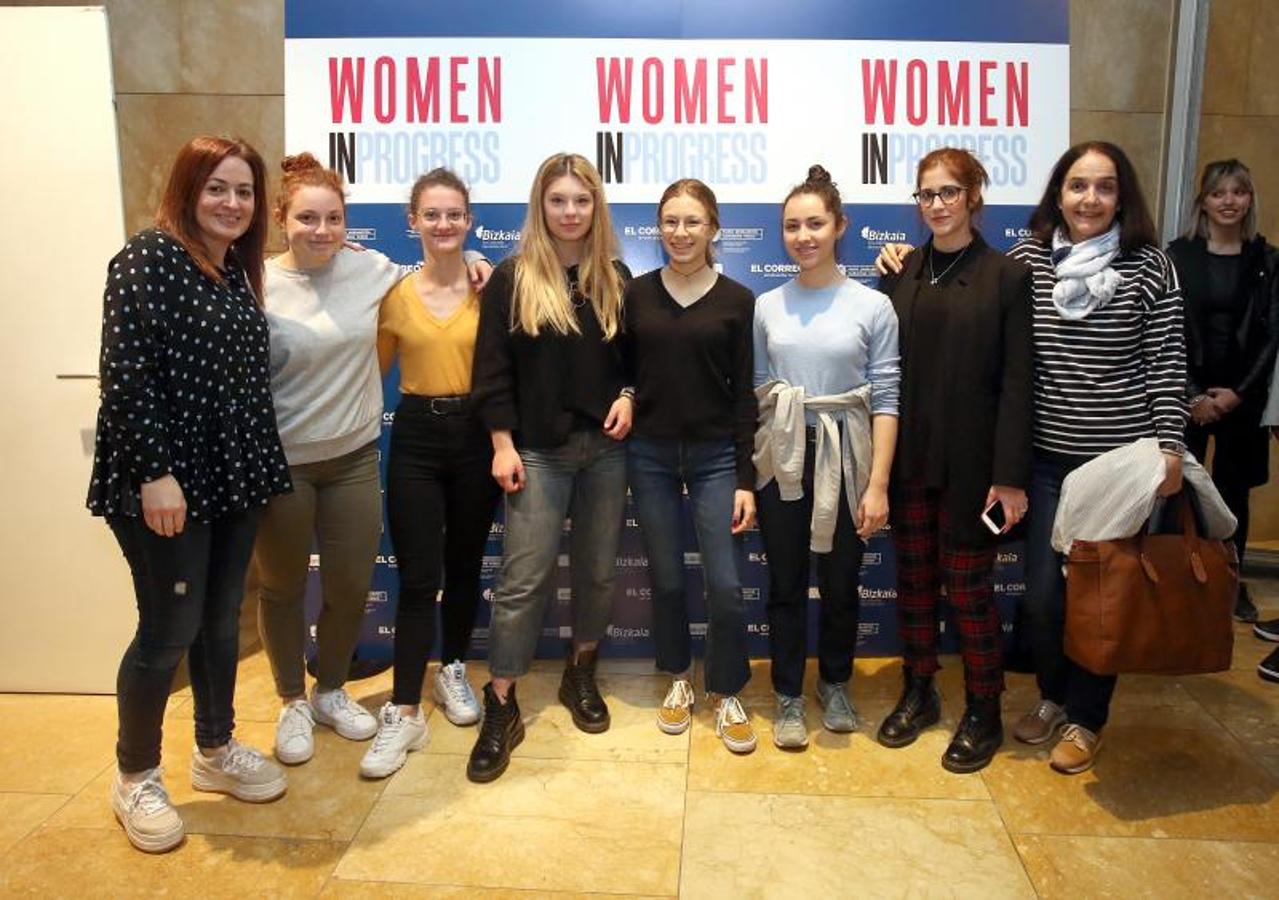 Eneritz Arza, Sofía Biasco, Silvia Maragno, Carlotta Milanino, Beatrice Conti, Giulia Basilico, Giulia Armato y Maite Mínguez. 