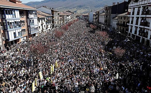 Manifestación en Alsasua.