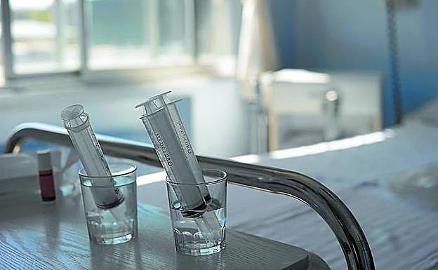 Una de las habitaciones de la Unidad de Cuidados Paliativos del Hospital Donostia.