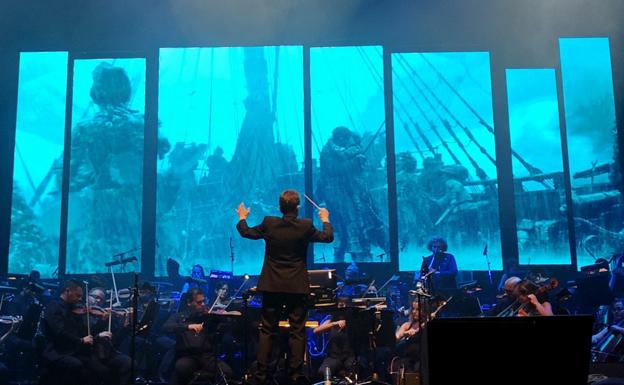 Un momento del espectáculo 'The World of Hans Zimmer-A Symphonic Celebration'. 