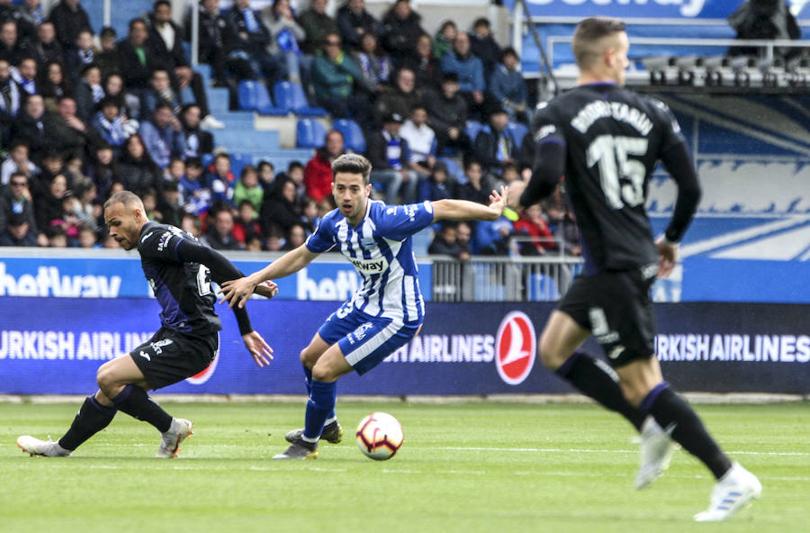 Imágenes correspondientes al partido de LaLiga Santander 2018-2019 disputado en el estadio de Mendizorroza