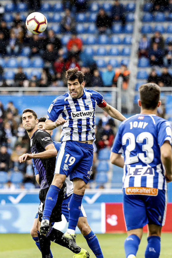 Imágenes correspondientes al partido de LaLiga Santander 2018-2019 disputado en el estadio de Mendizorroza