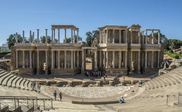 El teatro romano de Mérida.