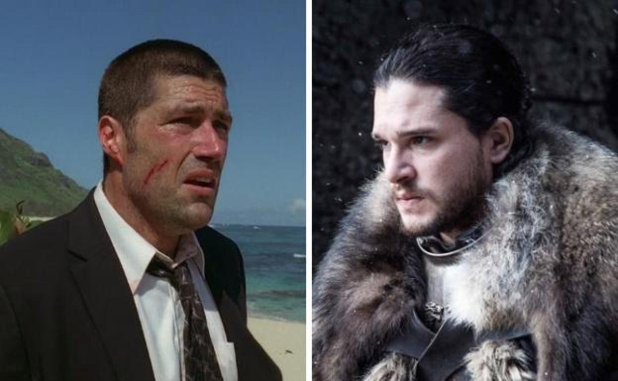 Jack, de 'Perdidos', y Jon Snow, de 'Juego de tronos'.