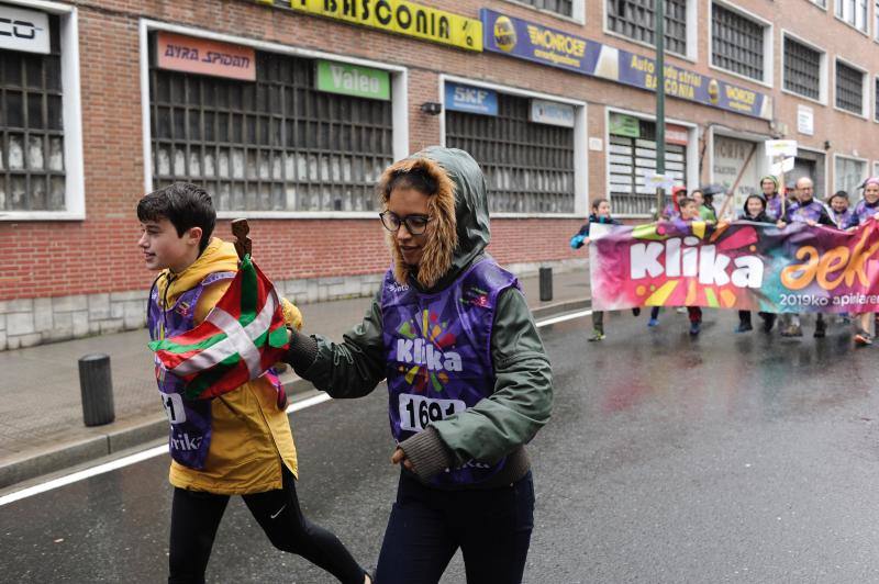 Las mejores instantáneas de la marcha en favor del euskera en la capital vizcaína