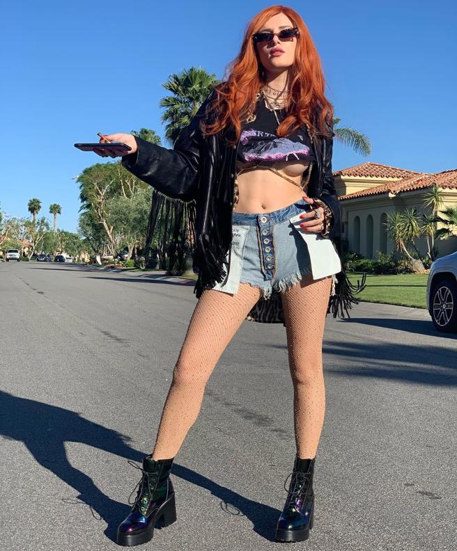 Bella Thorne, actriz e 'influencer' compartió una atrevida foto en Instagram para sus más de 19 millones de seguidores.