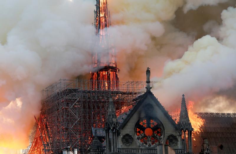 Fotos: Incendio en la catedral de Notre Dame de París