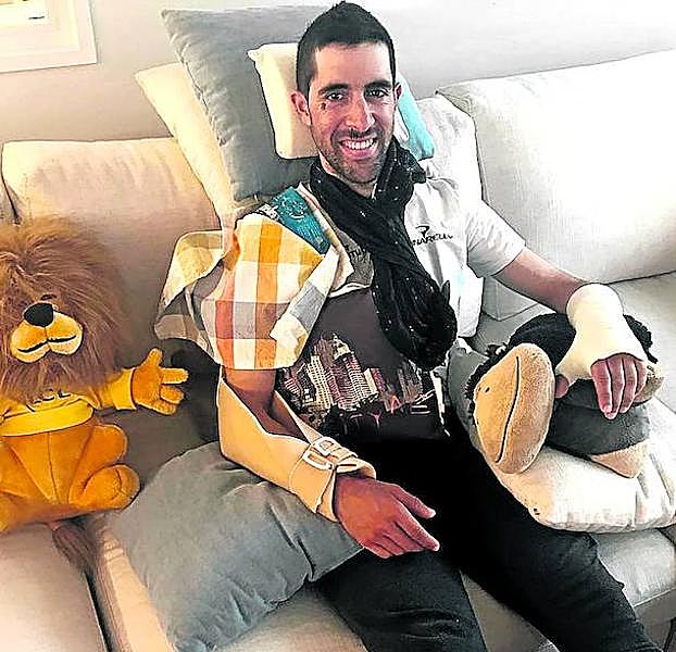 Jonathan Castroviejo se recupera ya en su domicilio. 