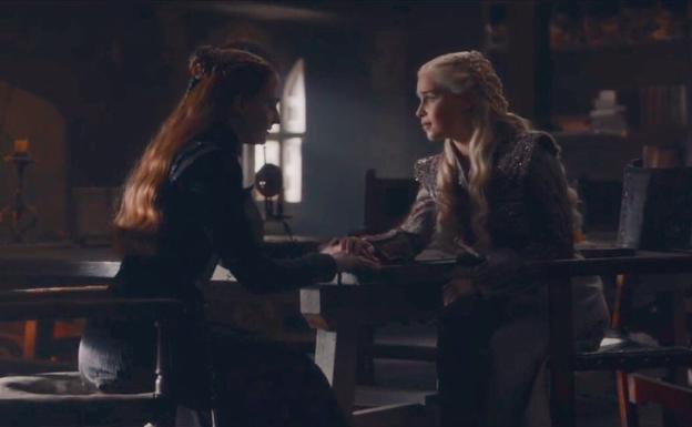 Sansa y Danerys, de confidencias. 