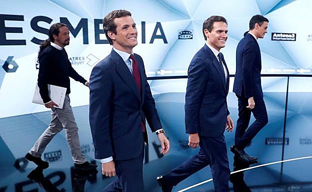 Políticos en televisión