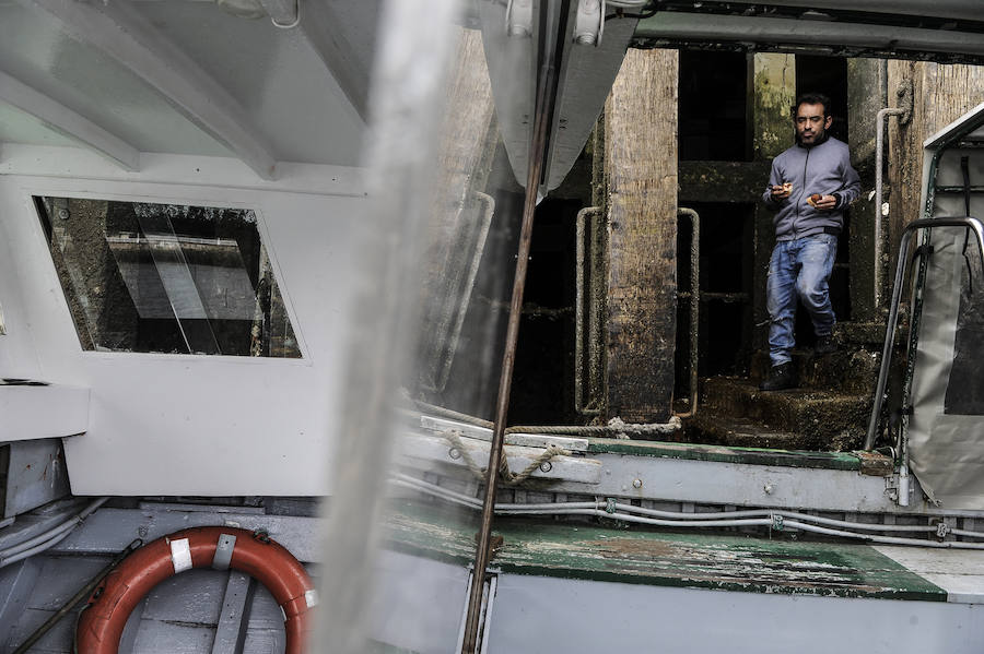 El pasaje que une Portugalete y Las Arenas transporta a cerca de 2.000 viajeros al día. Se trata de una de las dos rutas que se mantienen en activo en la ría