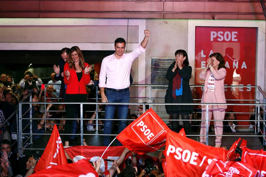 La vicepresidenta en funciones se convirtió en una de las protagonistas de la noche electoral gracias a su camiseta feminista