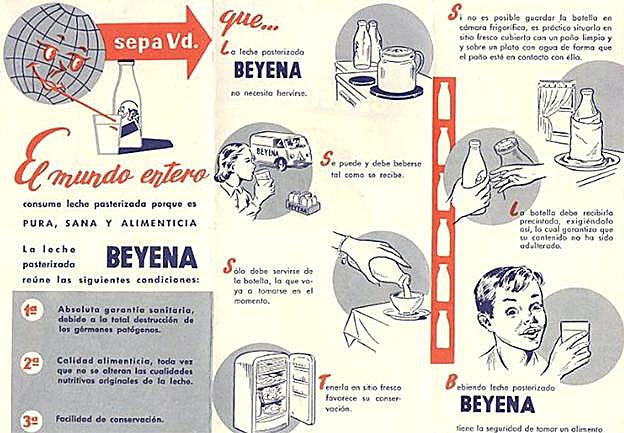 Folleto publicitario de los años 60.