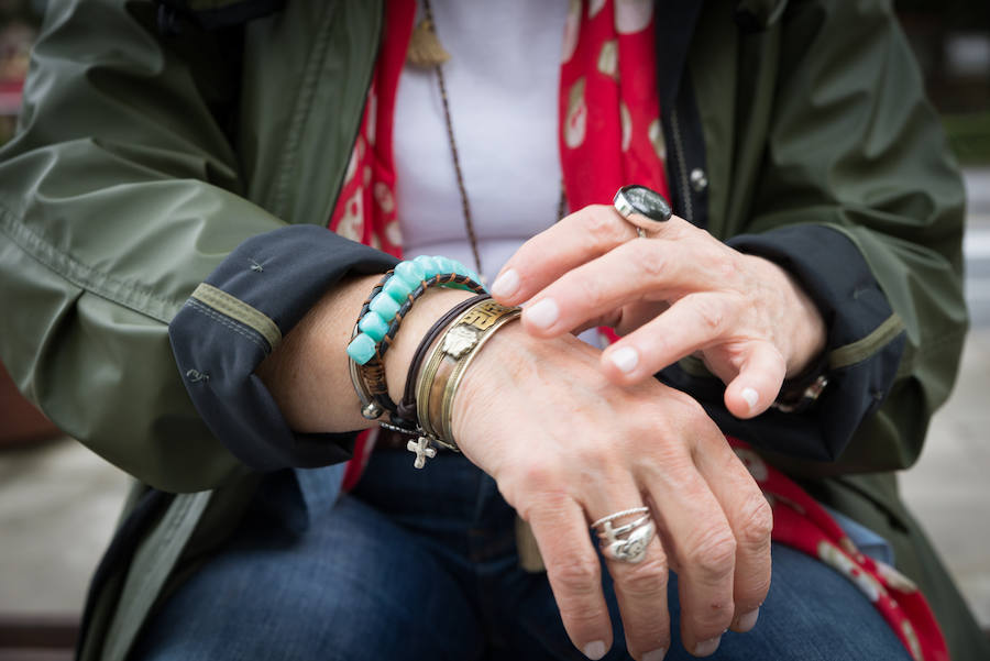 Garbiñe Renedo (Propietaria de una charcutería, 57 años y una hija)