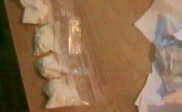 Imagen de unas bolsas de cocaína ajena a la noticia. 