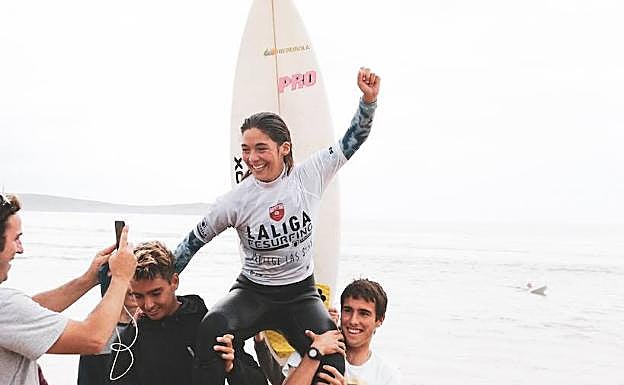 Garazi se ha proclamando campeona de España de surf en los dos últimos años. 