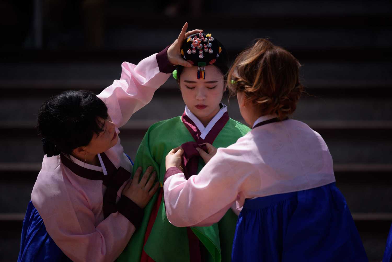 Ceremonia tradicional para celebrar la mayoría de edad en Seúl