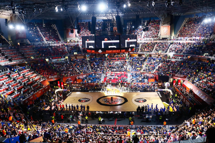 El Buesa Arena, que brilló con luz propia, apagó ayer sus luces tras tres días frenéticos